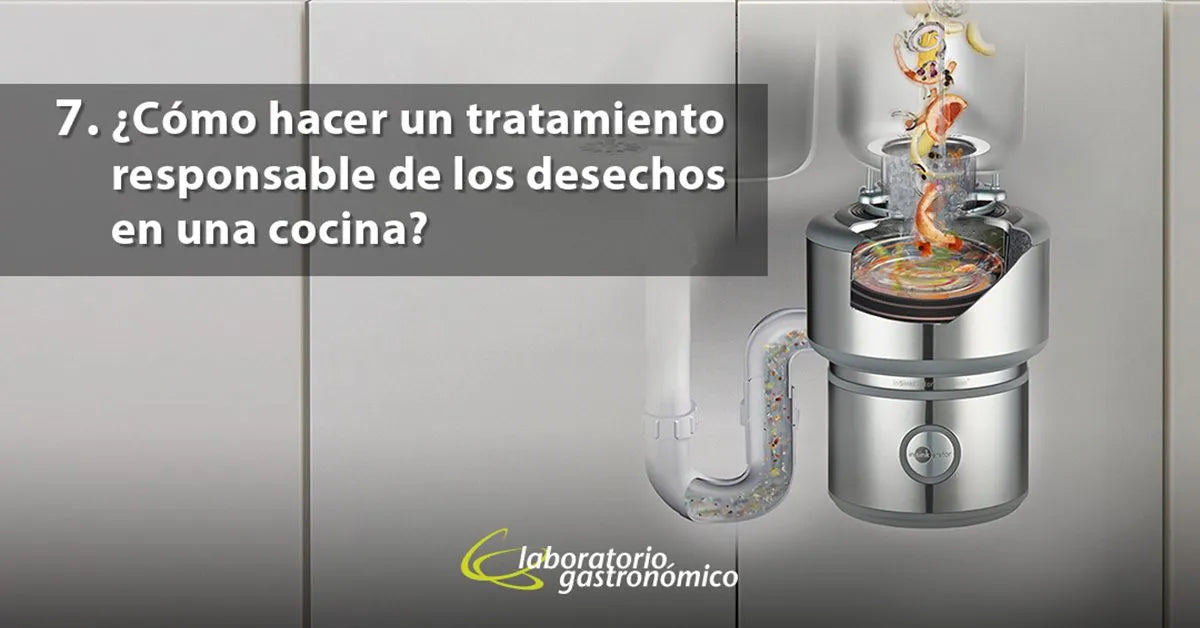 ¿Cómo hacer un tratamiento responsable de los desechos en una cocina?