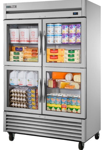 Refrigerador Vertical True con Puertas de Vidrio (Half-Door)