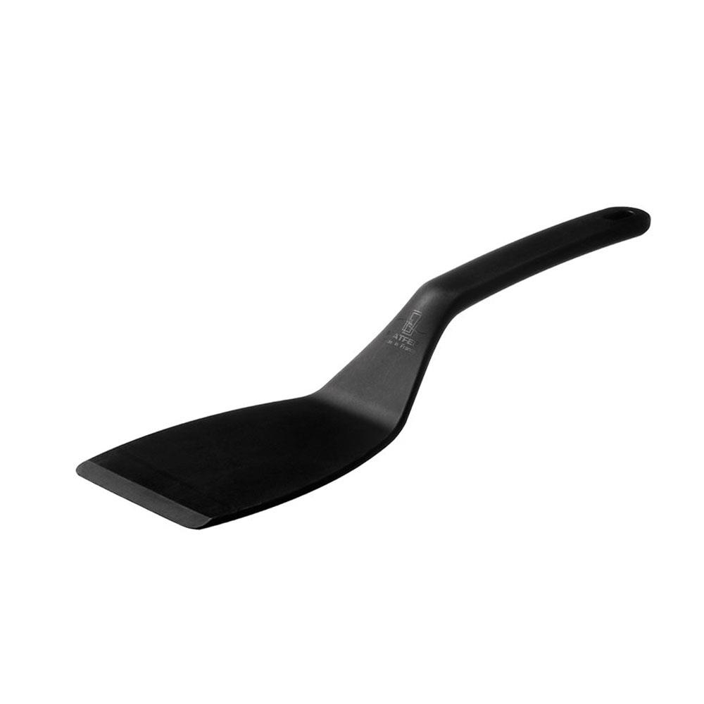 Espátula compacta acodada 30 cm c/negro