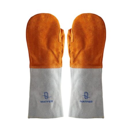 Guante de cuero Matfer Bourgeat 773002 para horno de 40 cm