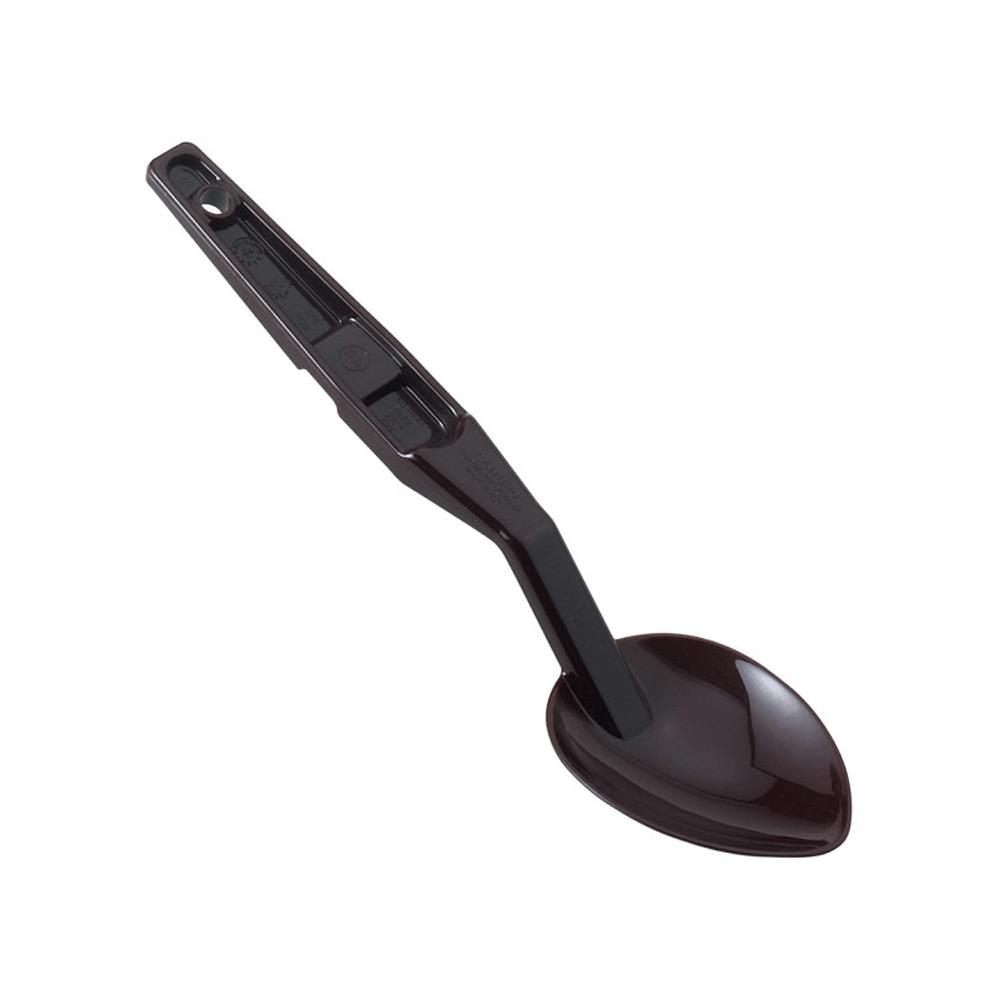 Cuchara de servir lisa de policarbonato negra de 28 cm