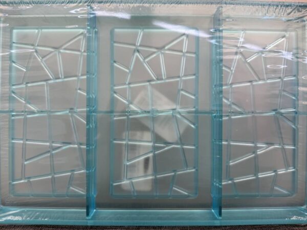 Molde de Policarbonato para 3 tabletas de chocolate Matfer