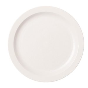 plato policarbonato de 9" (22.9 cm)  color blanco